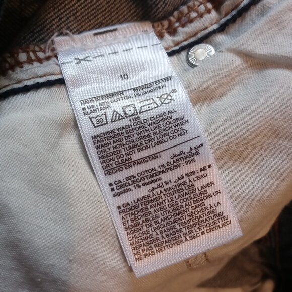 OLD NAVY mid rise OG straight ankle jeans in Faded Dark Wash (sz10) - Picture 8 of 12